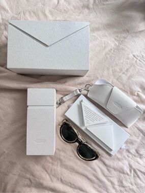 Prada Women's White Sunglasses with Protective Case